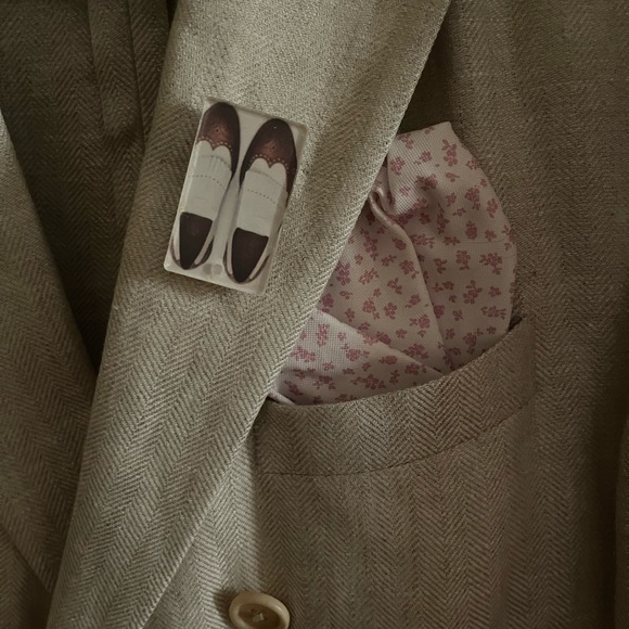 Handmade Other - Lapel Brooch Pin ( “Spectators Shoes” )